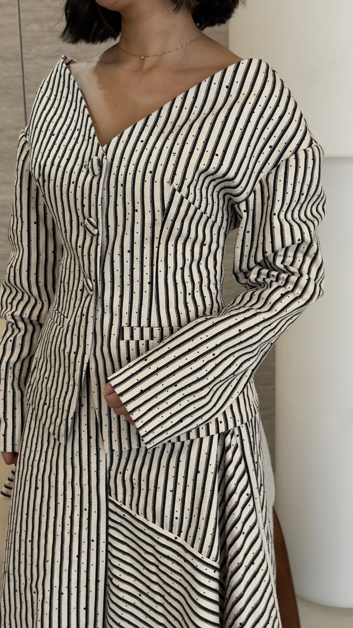 SEQUIN STRIPPED SET
