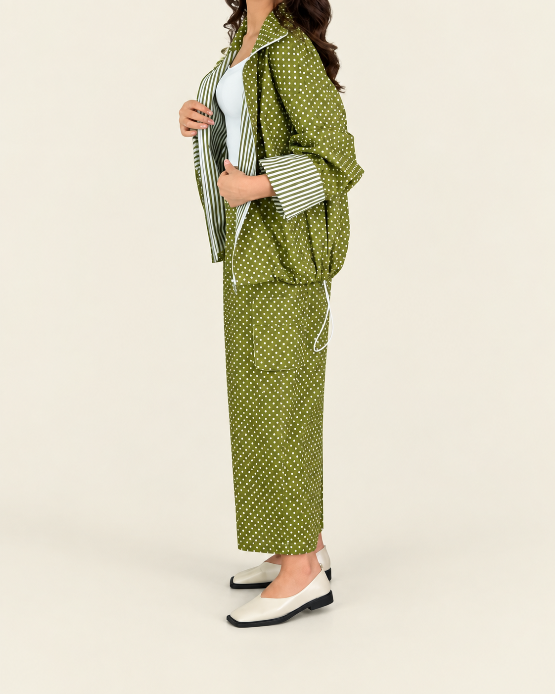 Polka green set product card