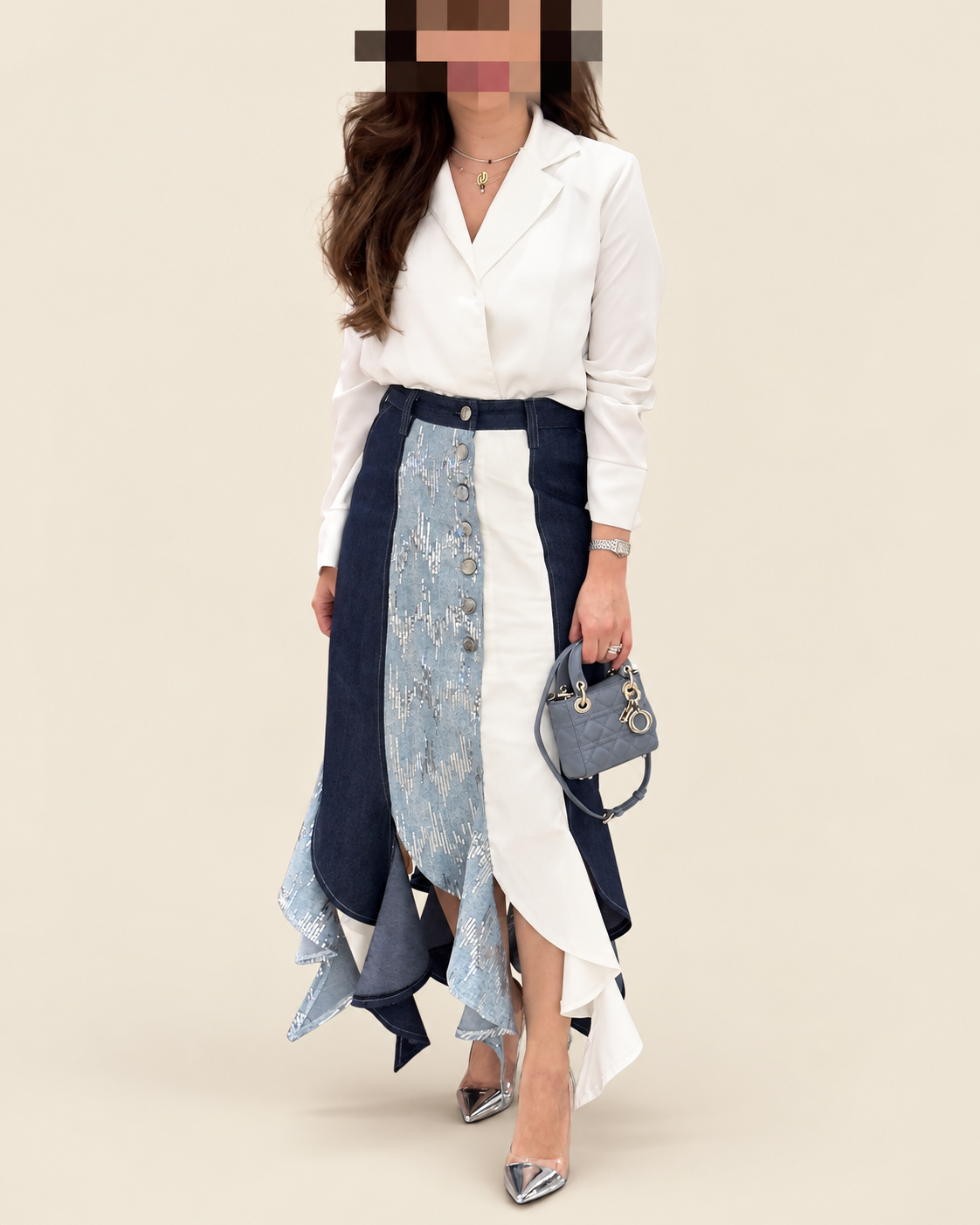 Triple jeans skirt product card