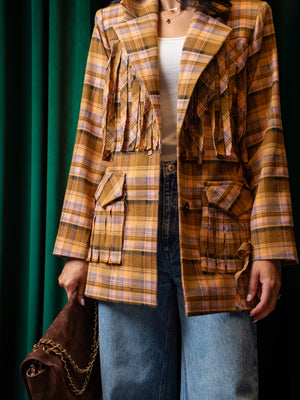 Fringes Blazer – front-detail