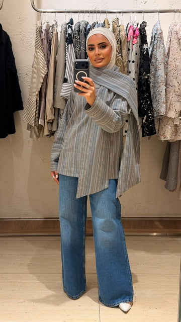 Striped hami shirt