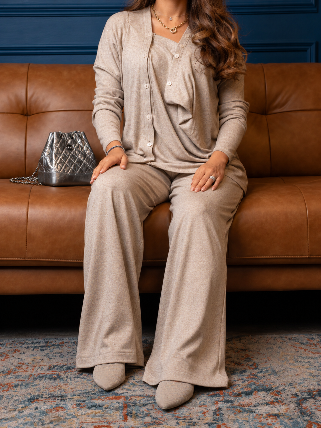 Champagne glow set – extra-seated