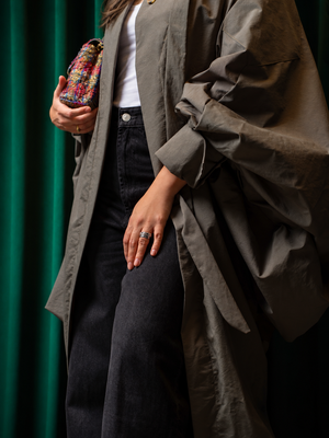 Cloud Trench sleeve view