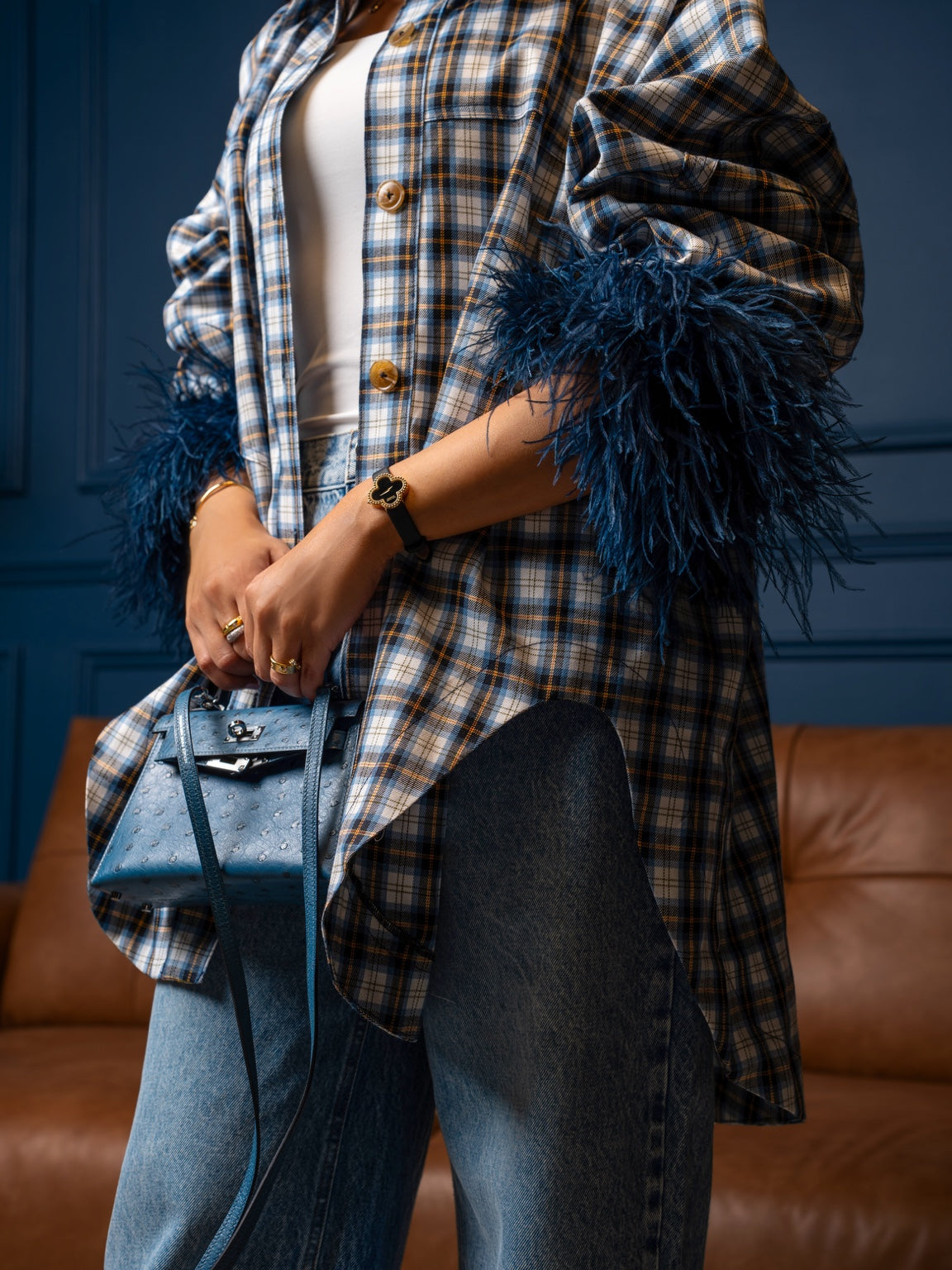 Feather Checks – feather-detail