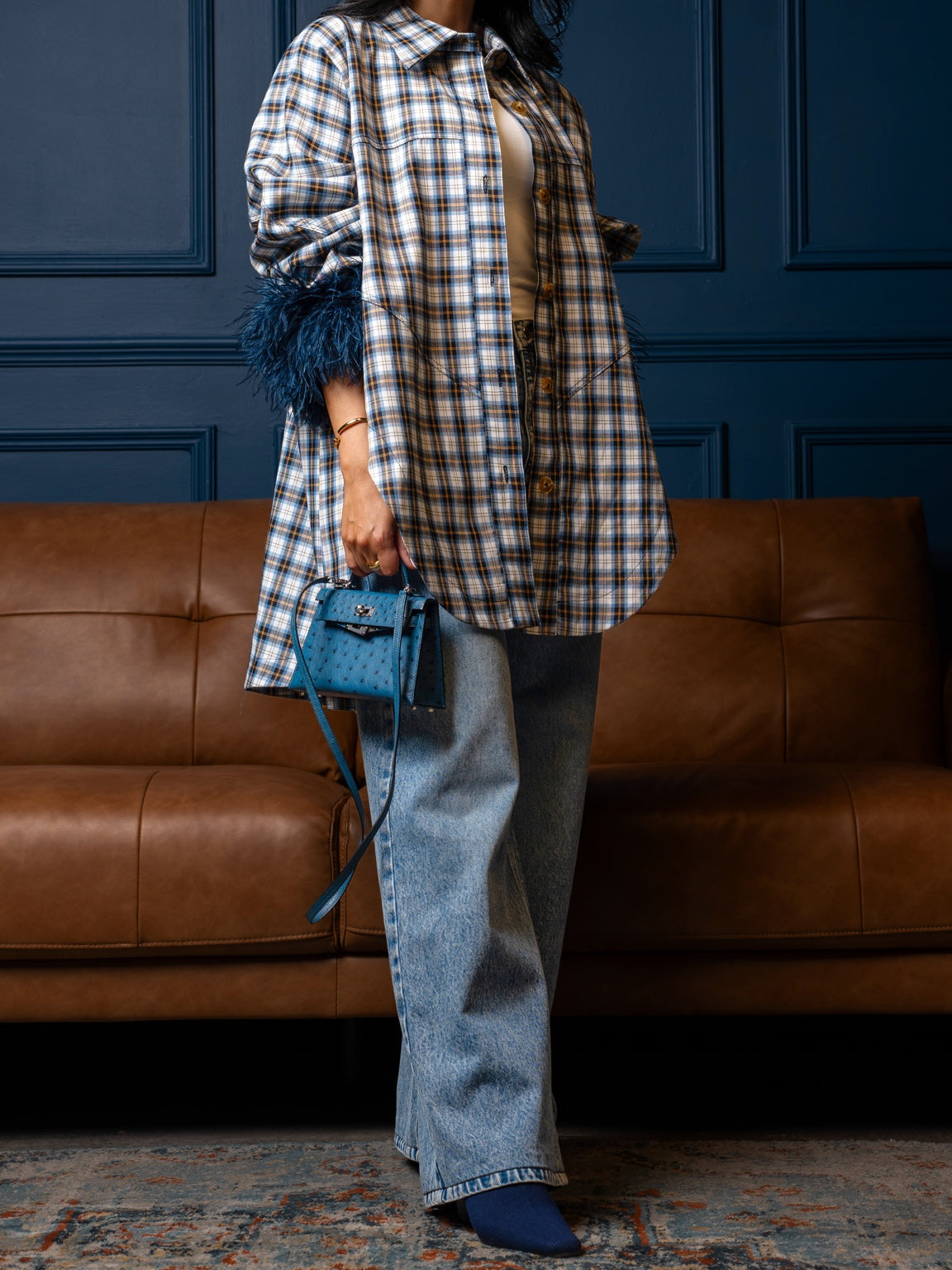 Feather Checks – front
