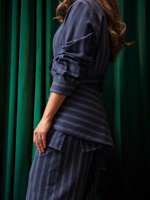 Pinstripe wrap set