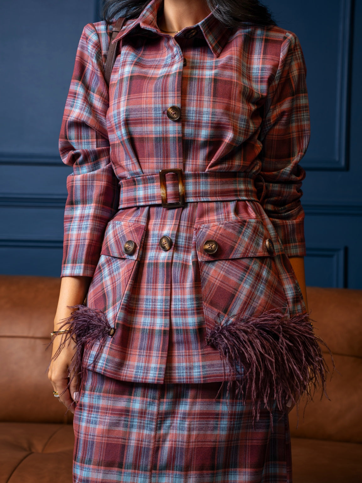 Plaid Affair Set – jacket-detail