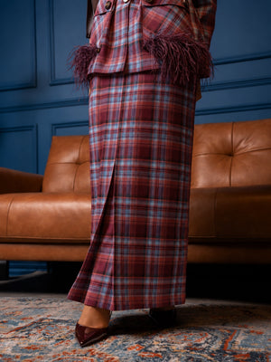 Plaid Affair Set – skirt-detail