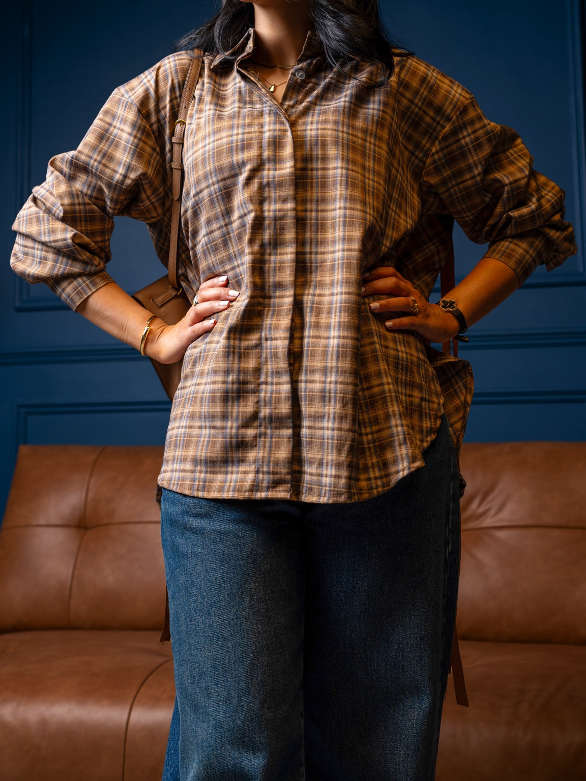 Western Fringe Shirt – front-detail