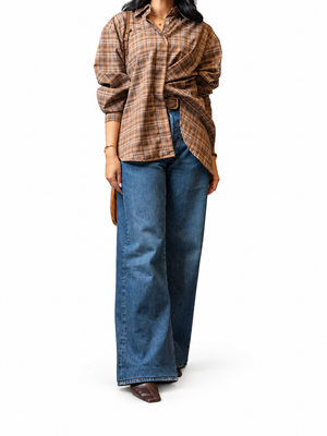 Western Fringe Shirt – white background front view